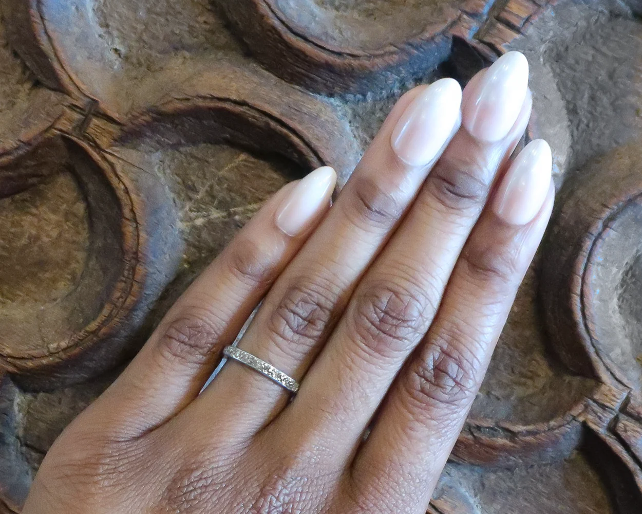 Art Deco Platinum Eternity Band - Image 3