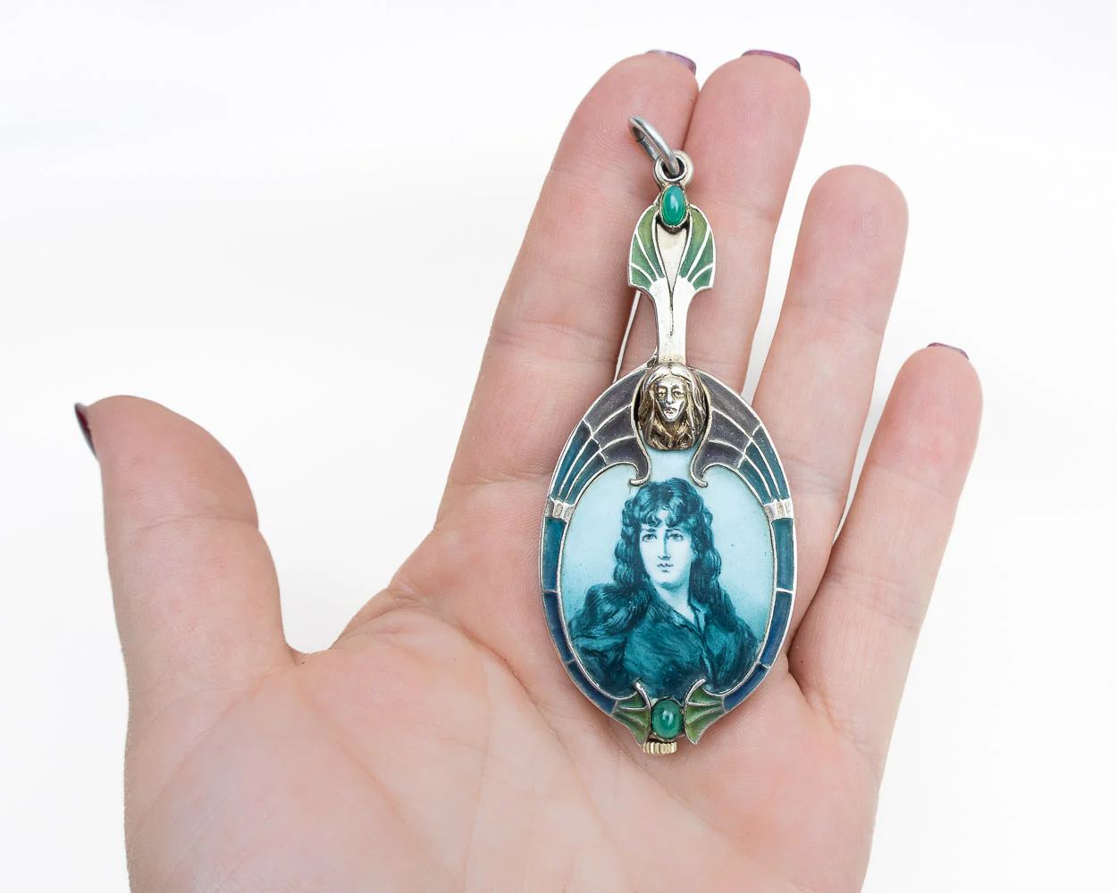Art Nouveau Watch Pendant - Image 4