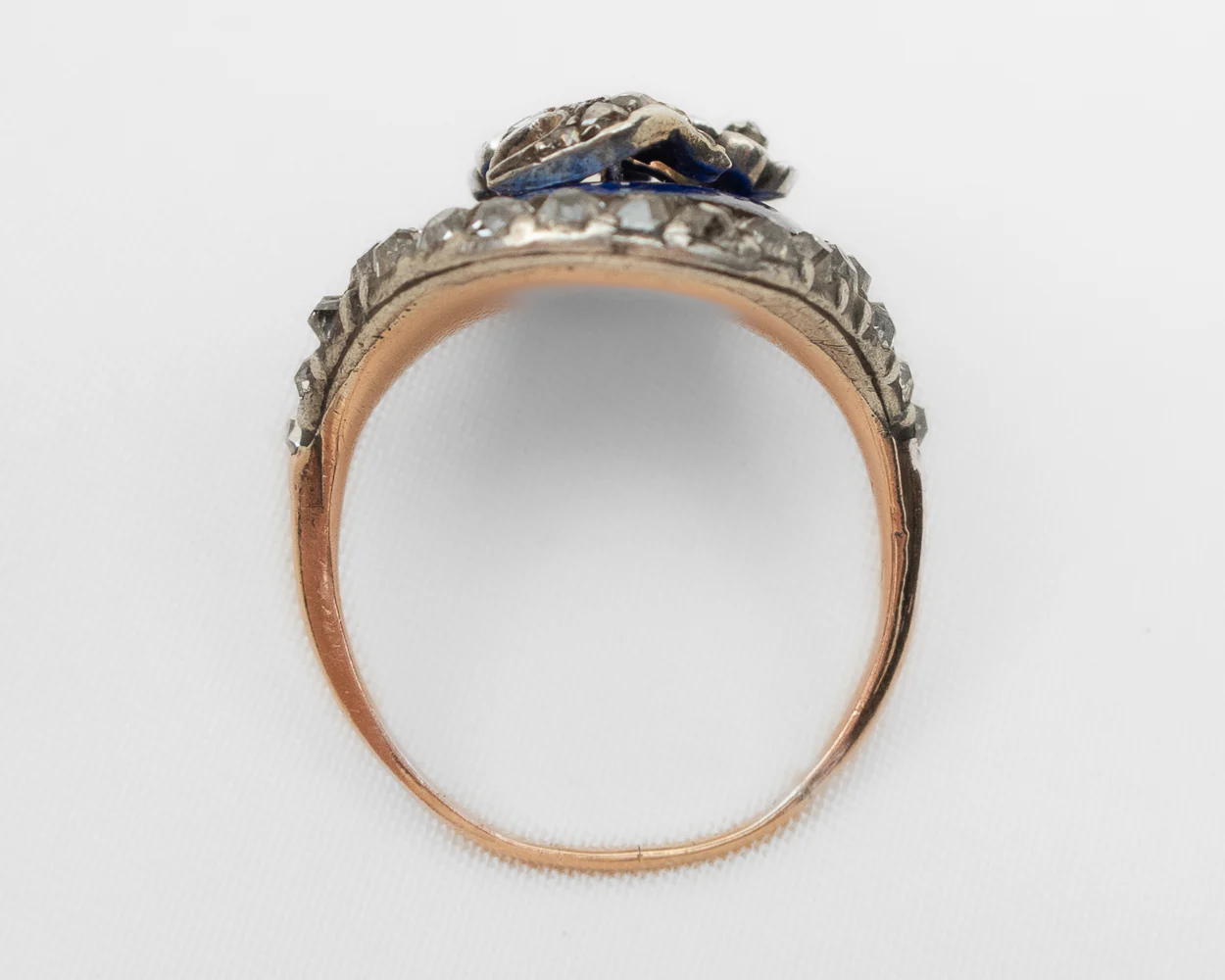 Early-Victorian Enamel & Diamond Ring - Image 4