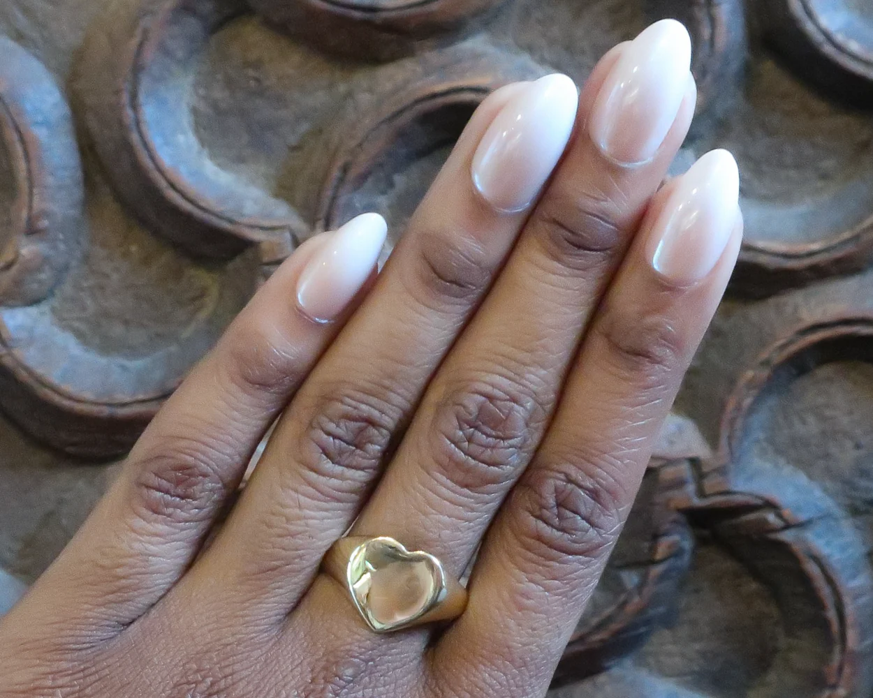 Edwardian Heart-Shaped Signet Ring - Image 6