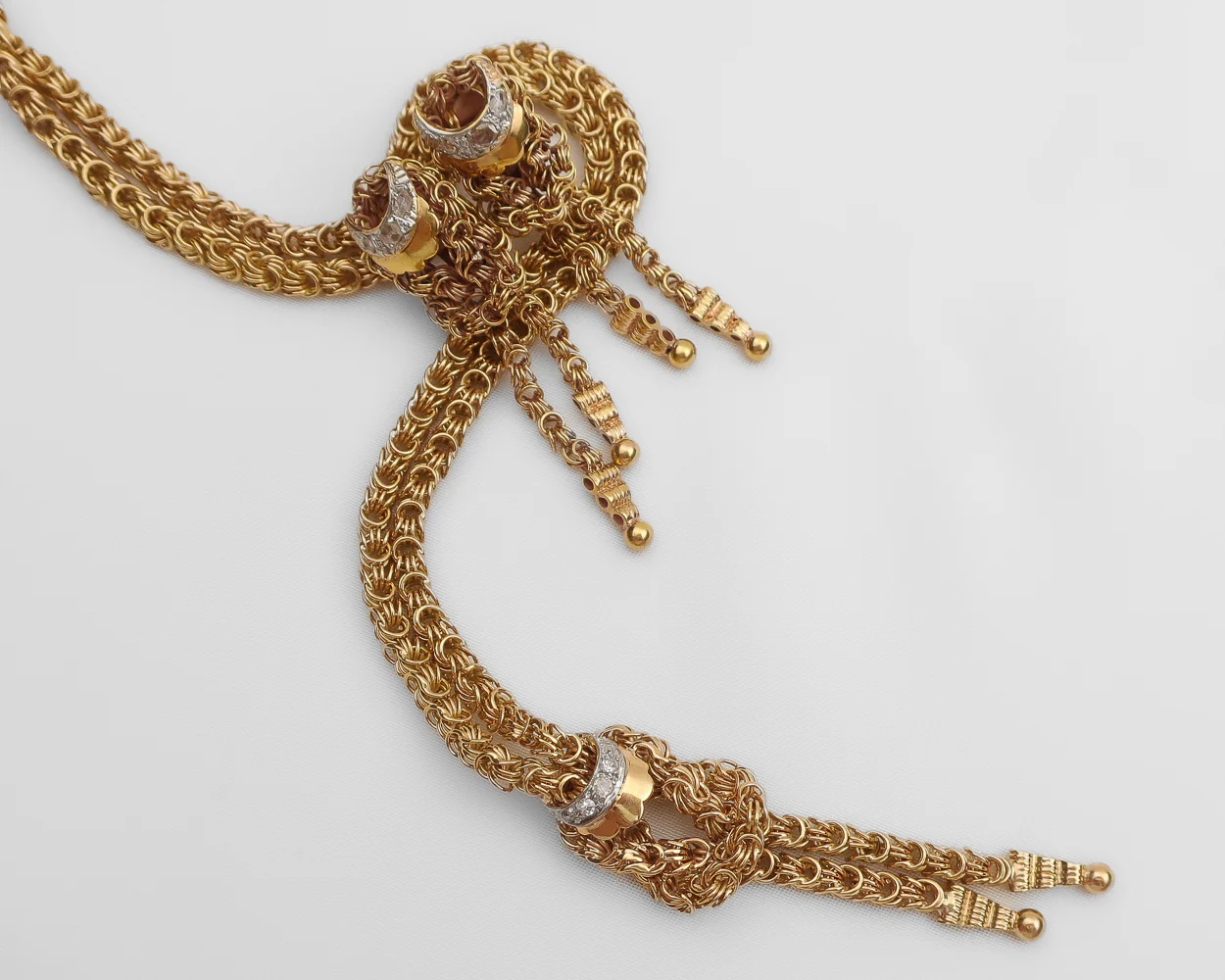 Midcentury Byzantine Necklace & Earring Set - Image 3
