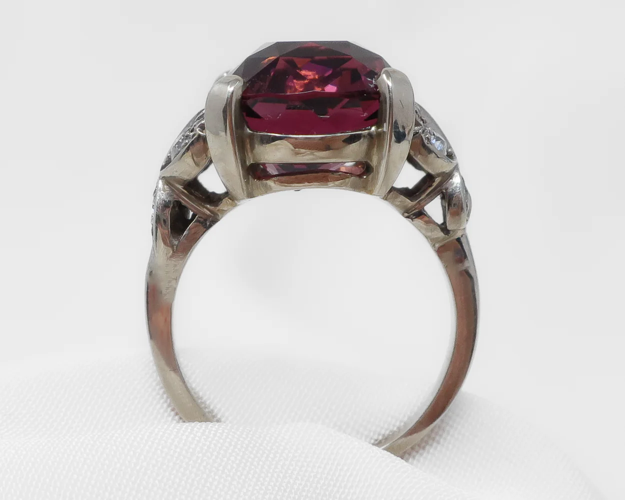 Midcentury Rubellite Tourmaline Ring - Image 5