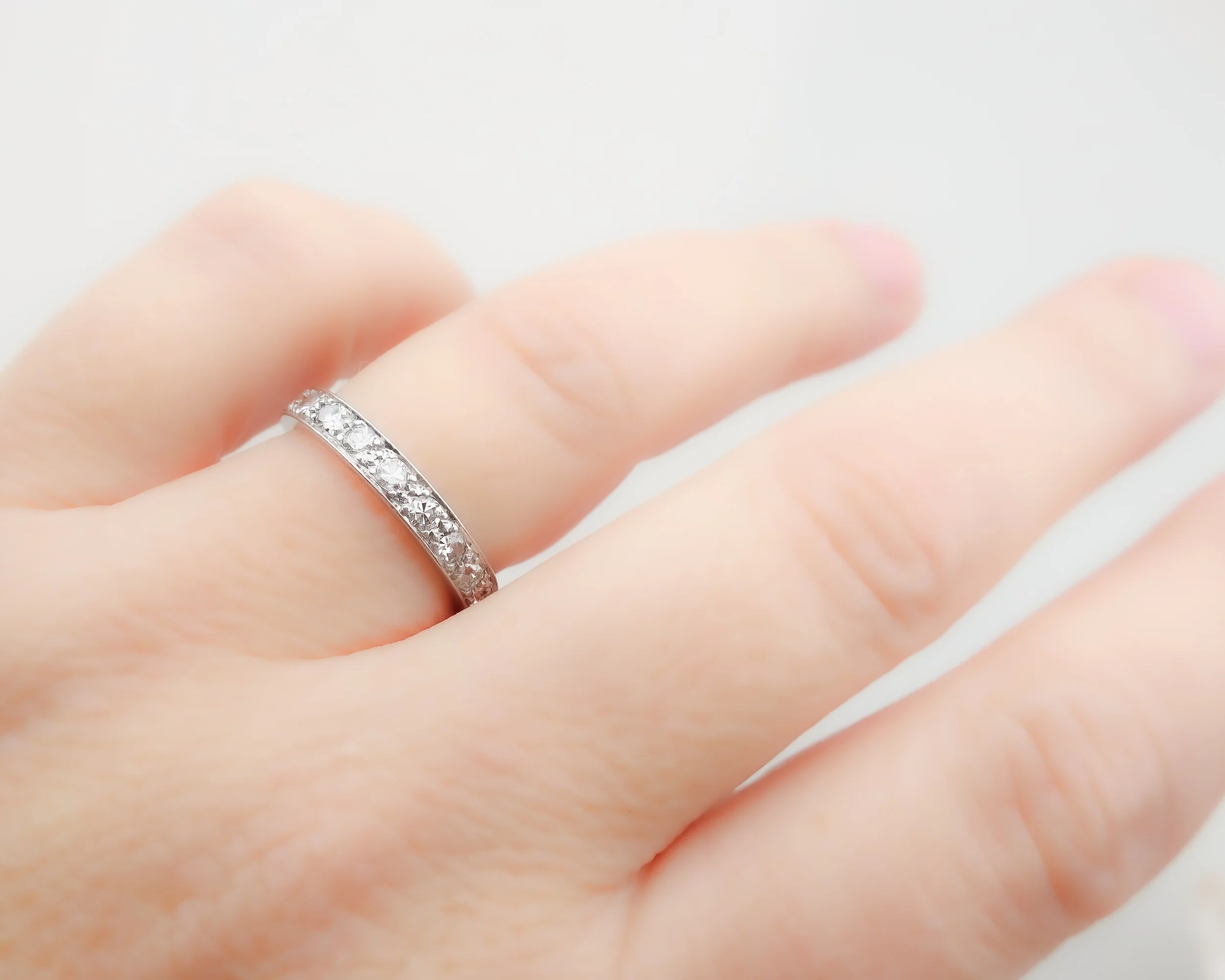 Art Deco French Eternity Band - Image 5