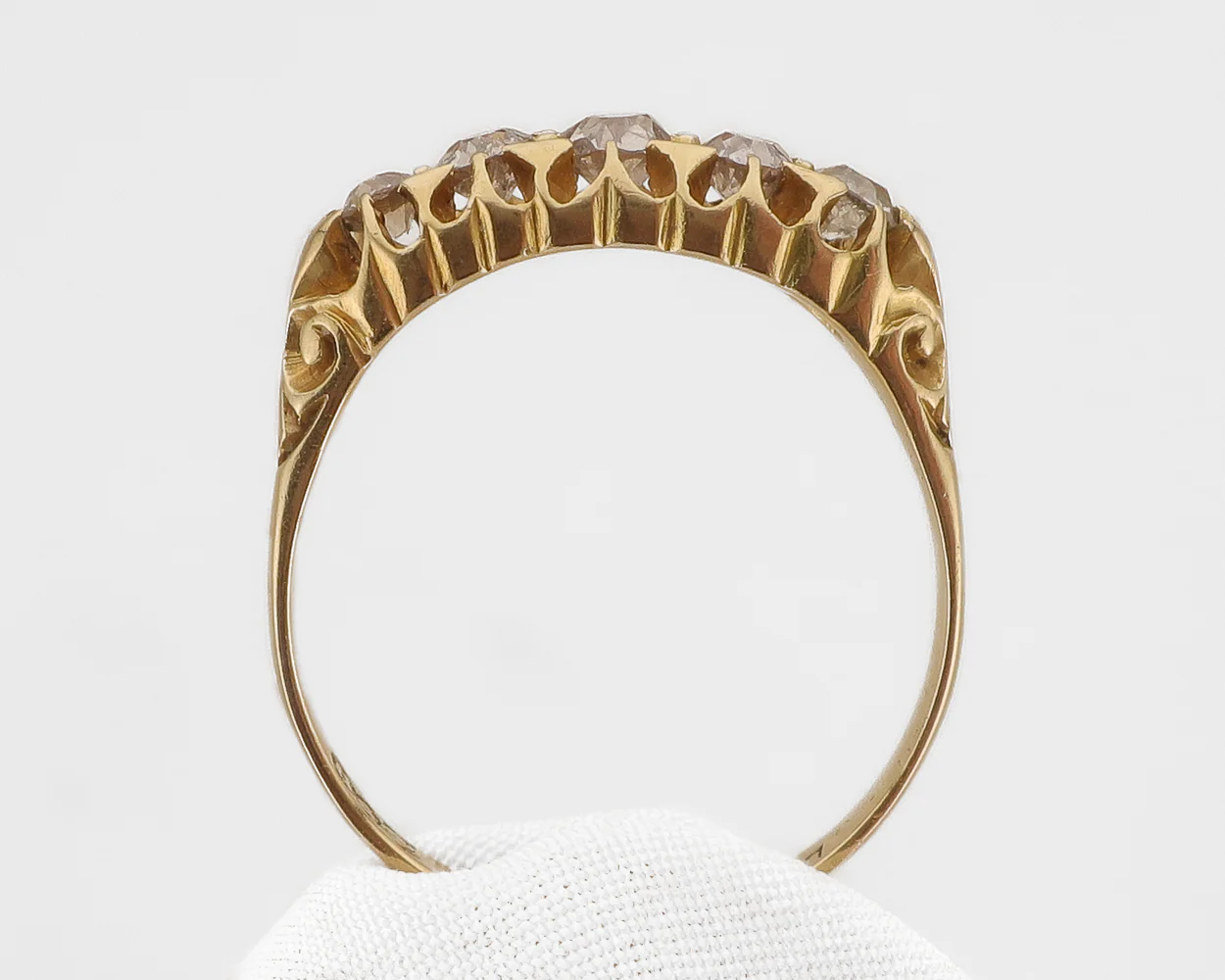 Victorian 5-Stone Diamond Ring - Image 3